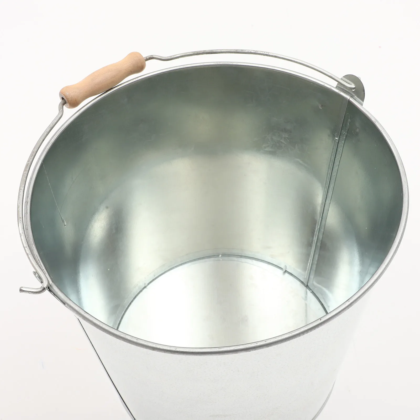 Stainless Steel Large Metal Bucket for Paper, Garbage, Leaves – Outdoor & Home Use, Multi-Functional, Reusable