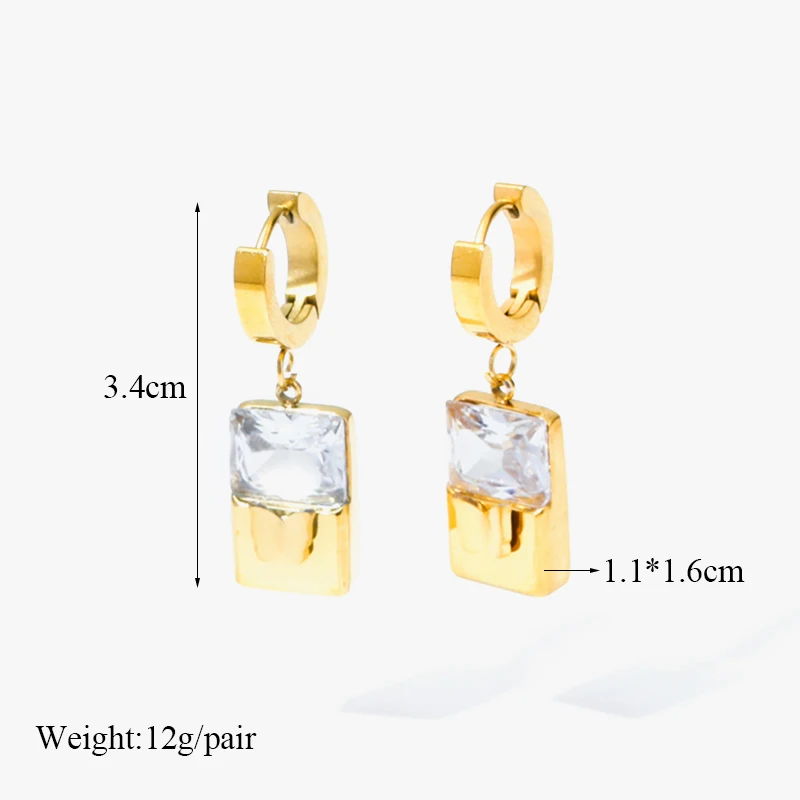 EILIECK 316L Edelstahl Phoenix-Blumen-Kreuz Geometrische Halskette Ohrringe für Damen Modisches Wasserdichtes Schmuckset Hochzeit – Detail 29