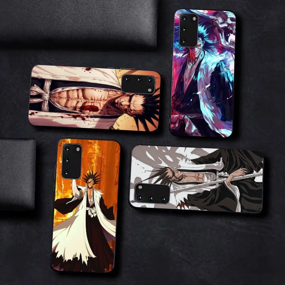 Kenpachi Zaraki Anime B-Bleach Phone Case For Samsung S 9 10 20 21 22 23 30 23 24 Plus Lite Ultra FE S10lite Fundas