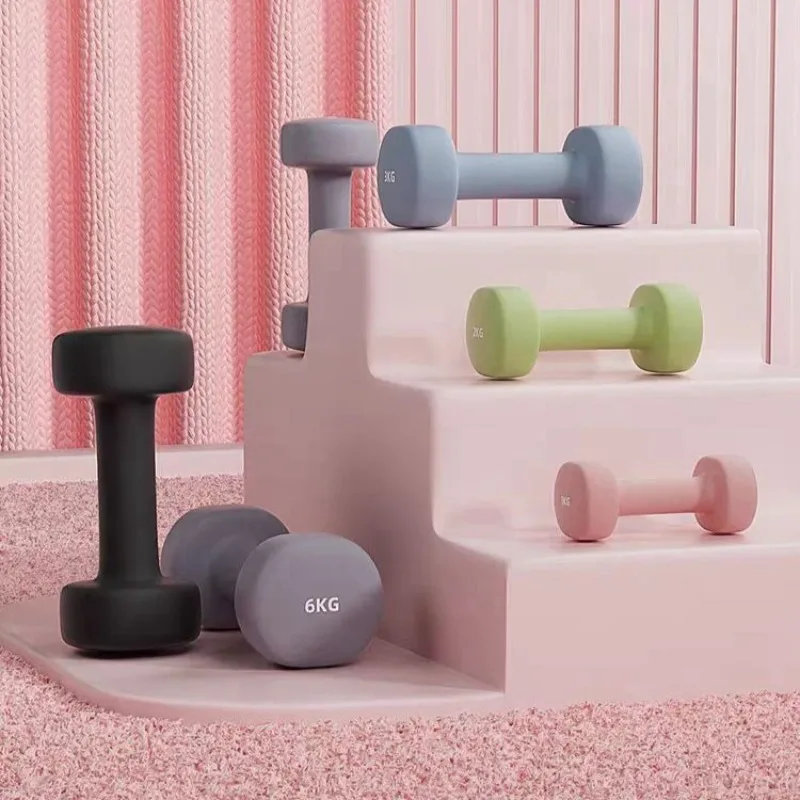 1 قطعة الدمبل انخفض 0.5-1.5 كجم اللياقة البدنية الدمبل النساء المراهقين الأطفال الحديد الزهر الدمبل الصغيرة المحمولة للمنزل مكتب الصالة الرياضية #1