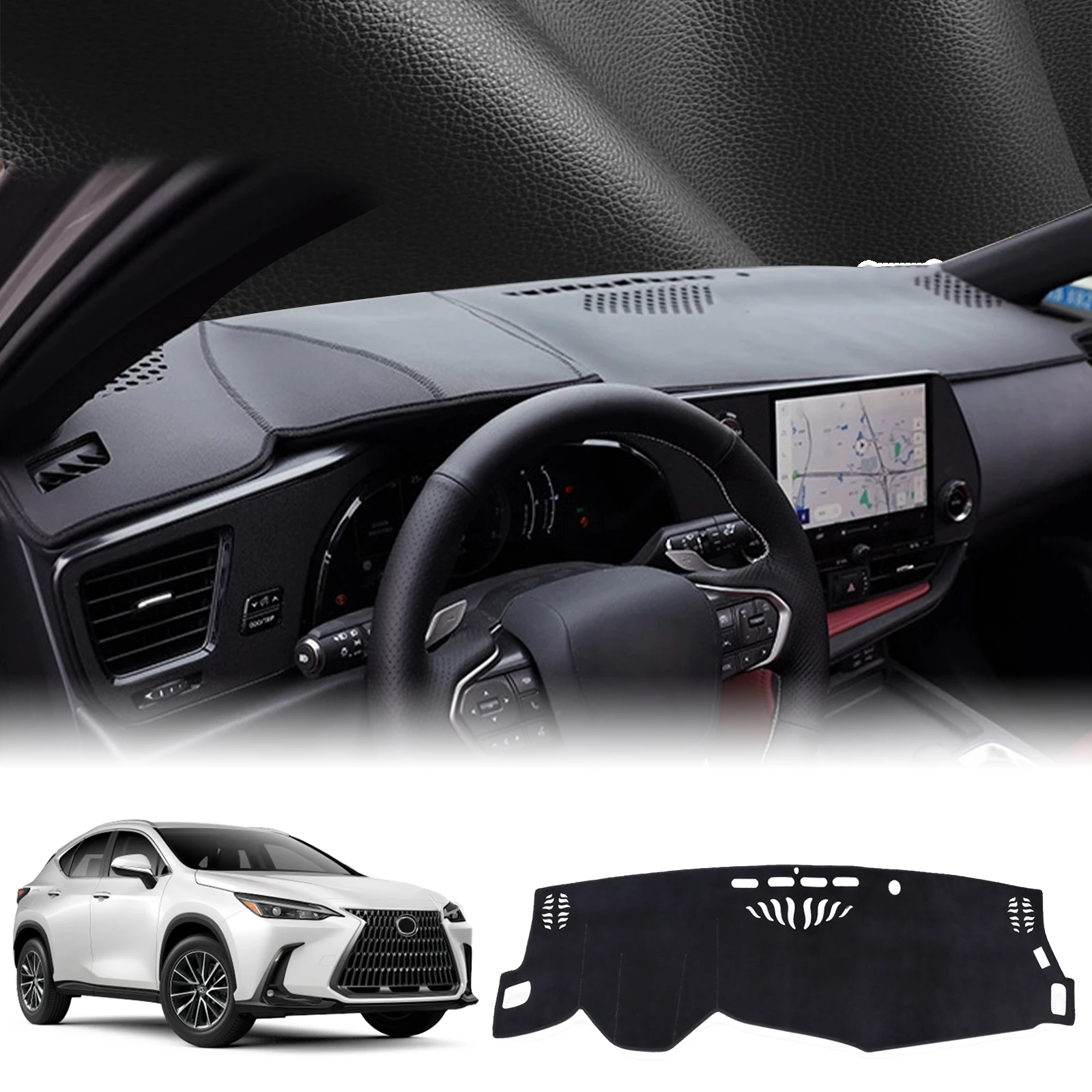 

fit for Lexus NX 350h 450 AZ20 2022-2026 Car Dashmat Dashboard Cover Pad DashMat Sunshade Protective Carpet Accessories
