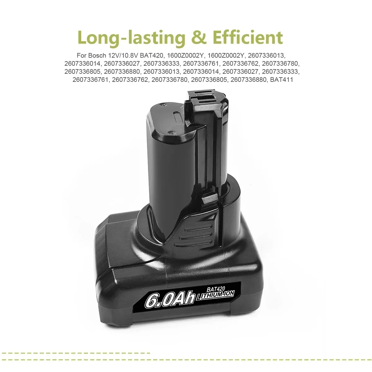  For Bosch Battery BAT420 Rechargeable  12V/3.0Ah/6.0Ah Li-ion Battery For Bosch BAT411 BAT412A BAT413A Power Tool Battery