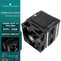 Thermalright Peerless Assassin 120 Digital 6 Heat Pipe AGHP5.0 CPU Air Cooling Cooler 28mm Thickness Fan for LGA 1851 AMD AM5