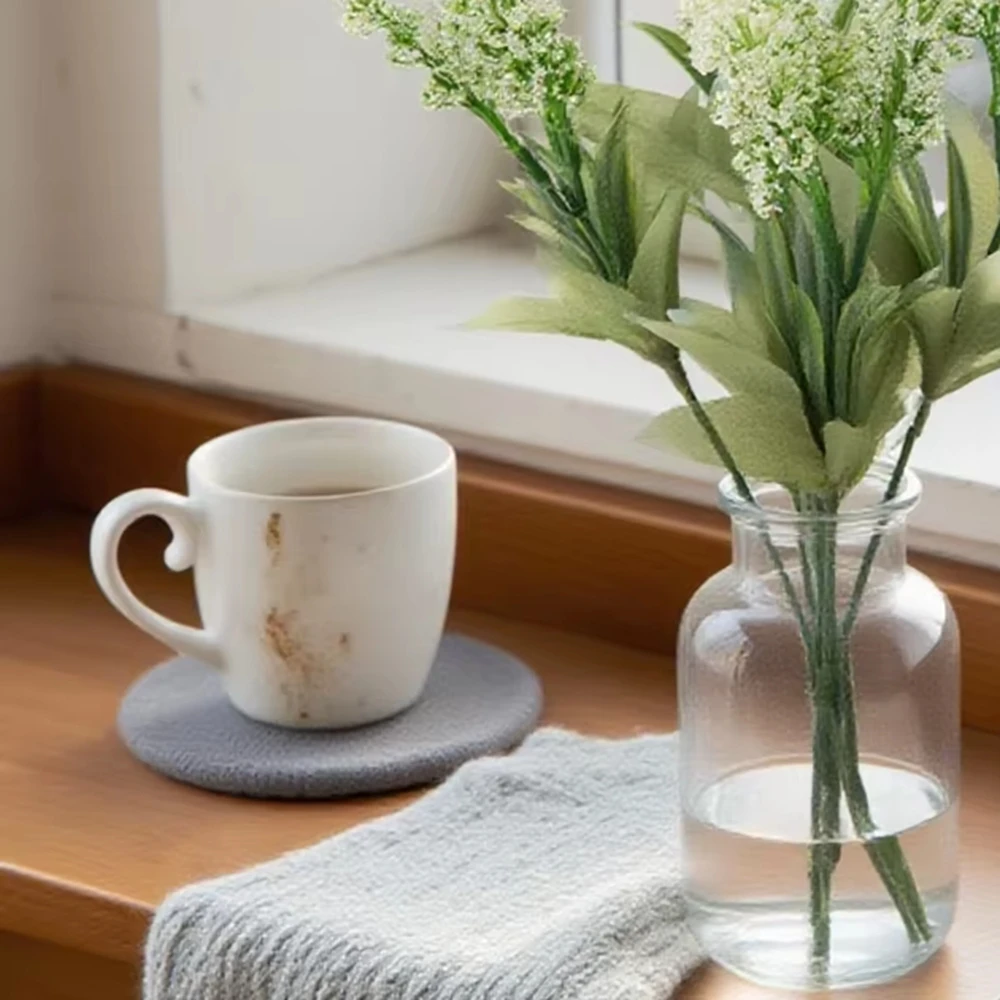 

5pcs Artificial Flowers Plants Lavender Festival Wedding Wreath Home Room Outdoor Garden Decor Bridal Bouquet Vase DIY Gift Prop