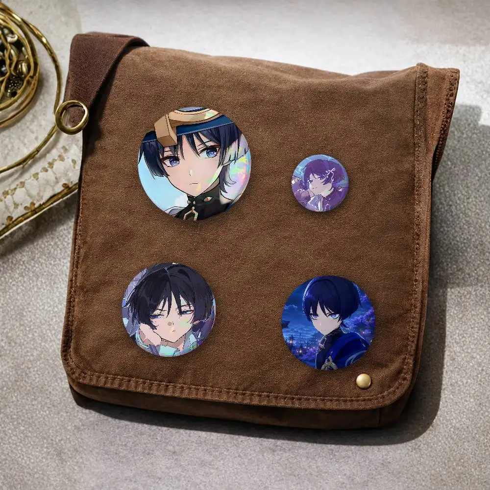 WandE-rE-r Badges Round Creative Pin Brooch Badge Bag Decor Accessories Fans Collect Friends Gifts