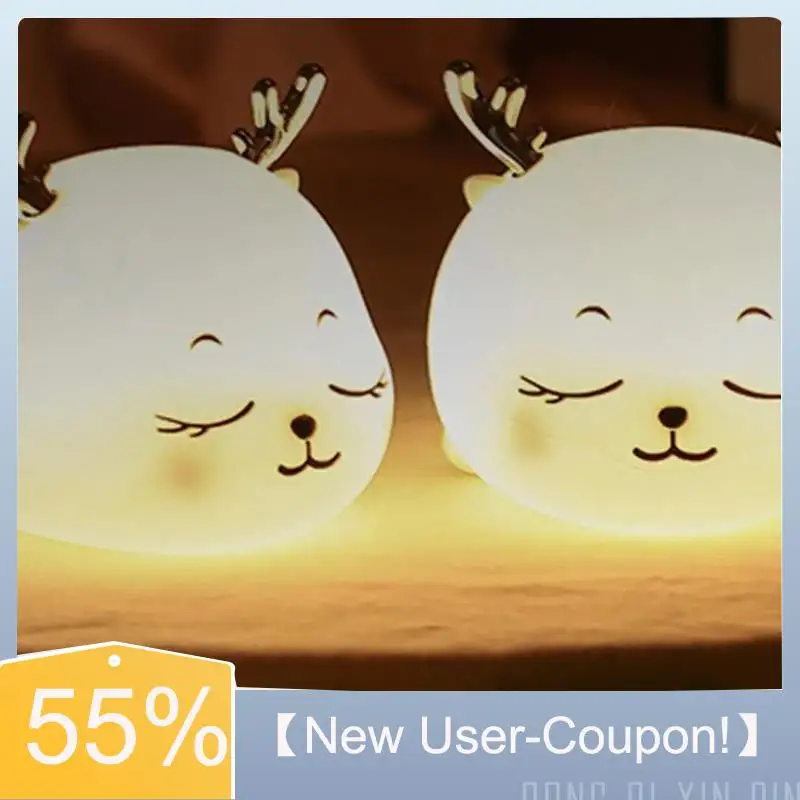 

【Fast Delivery】Animal Night Light Cute Night Light Colorful Deer Lamp Floor Lamp Night Light Living Room Decoration For Festival