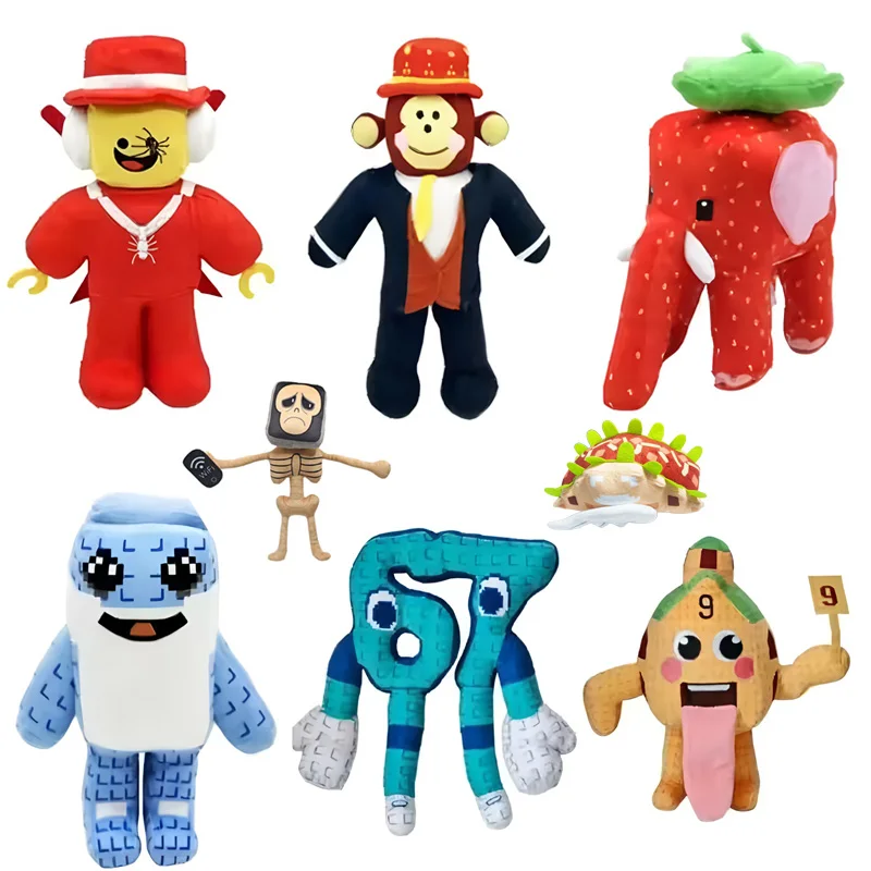 Steal A Brainrot Plush Doll Steal A Brainrot 67 Plushies Toy Italian Chair Cute Plush Soft Toys for Christmas Birthday Gifts