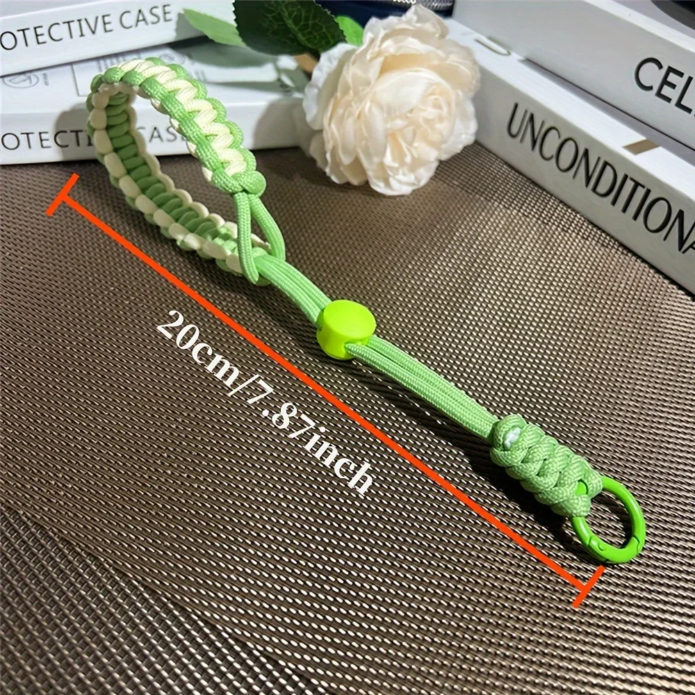 Geflochtenes Telefon-Lanyard für das Handgelenk, kurzes Lanyard, Anti-Verlust, Anti-Drop-Telefon-Lanyard, Schlüssel-Kamera-Lanyard