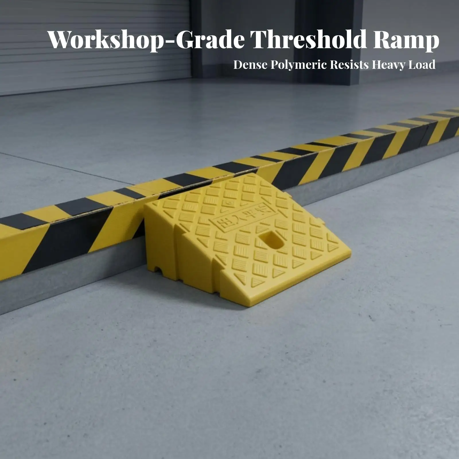 Durable Plastic Curb Ramp for Robot Vacuum Small Wheeled Equipment Low Barrier Bridge Incline with Anti Slip Surface