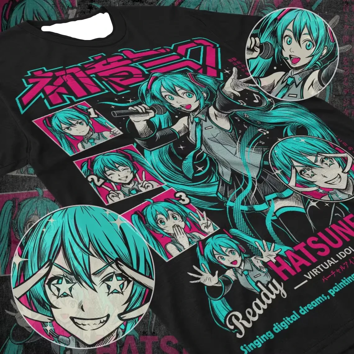 camiseta-bandai-hatsune-miku-2026-nova-e-estilosa-no-estilo-cyber-painel-de-quadrinhos-com-impressao-neon-de-alta-saturacao-um-item-indispensavel-para-fas-de-idolos-virtuais