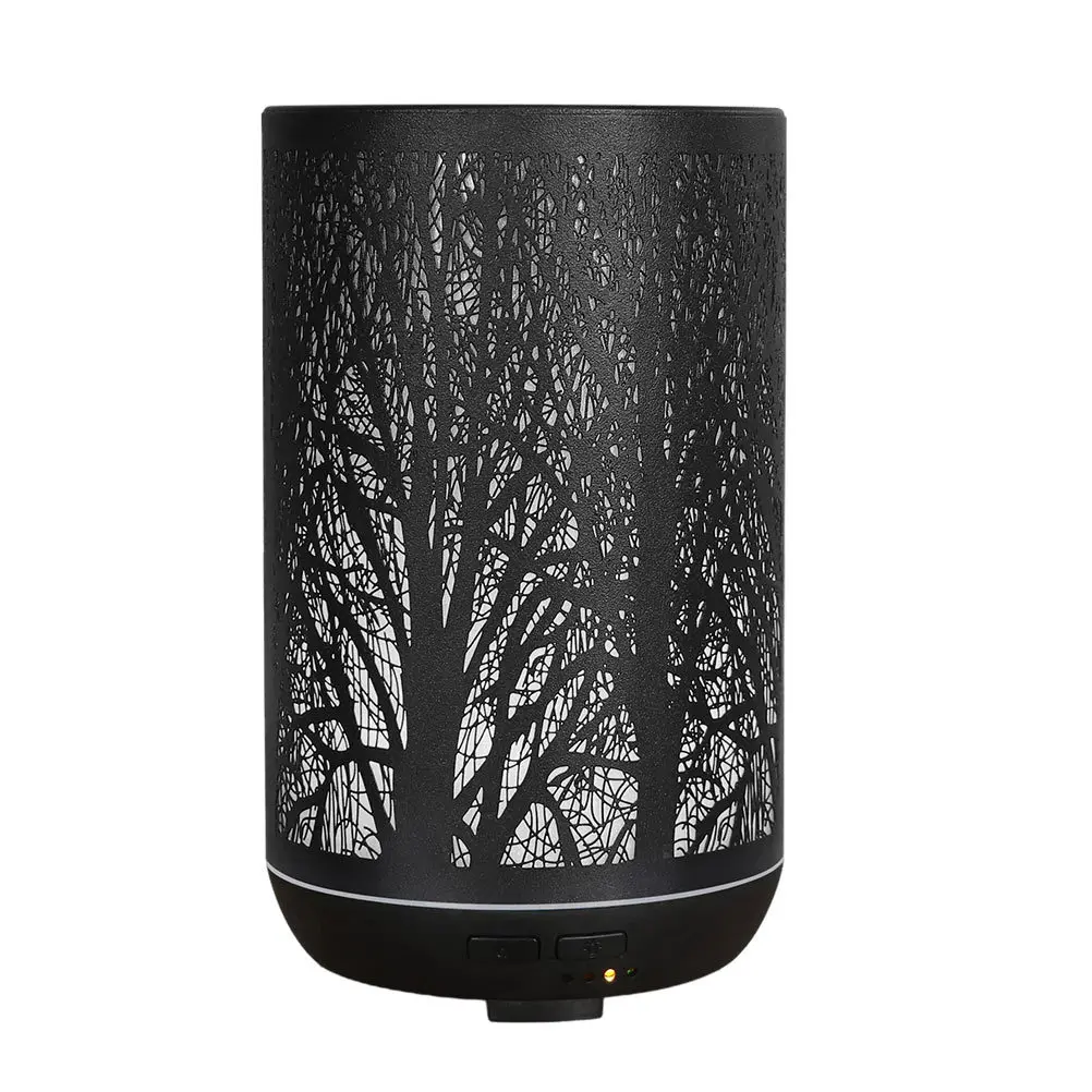 

1pc Aroma Diffuser Humidifier Creative Wrought Iron Design Moisturizer For Home Office Yoga Room Eu Plug