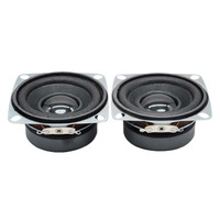 2Pcs/lots 2Inch 4 Ohm 3W Full Range Speakers Portable 52MM Audio Loudspeaker Subwoofer DIY Hifi Stereo Sqaure Bluetooth Speaker