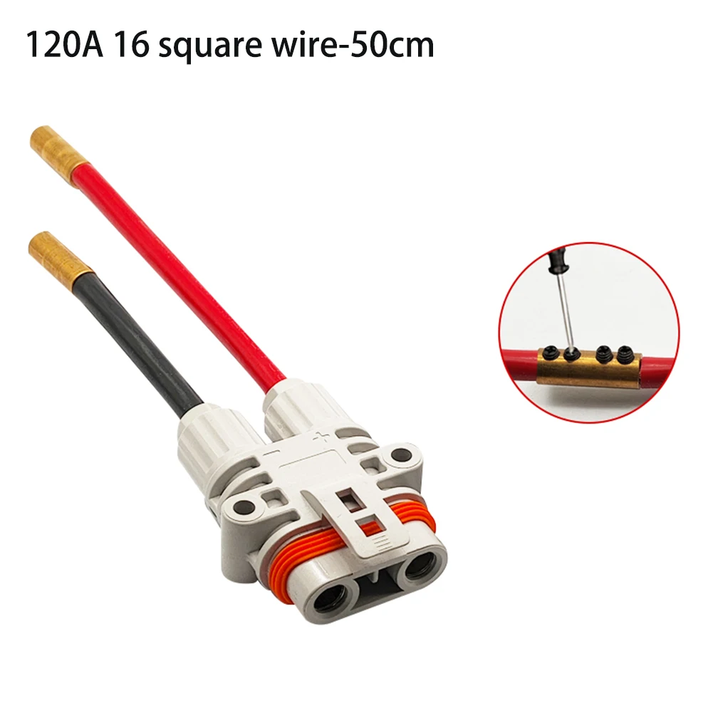 120A 16mm² Male Female Electrical Connector For Forklift Generator Parking Air Conditioner High Current Waterproof