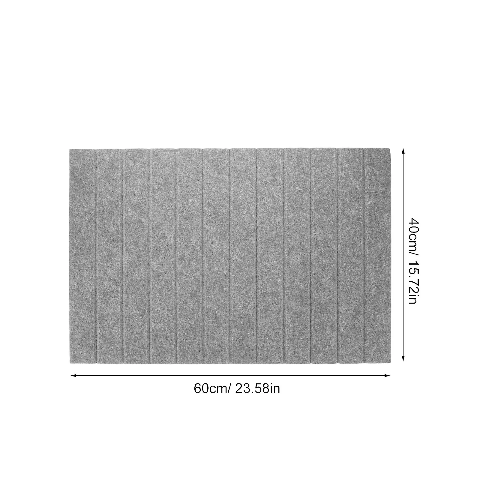 Felt Bulletin Board Vertical Strips Self Adhesive Decorative Photo Memo Wall Organizer for Office Home Classroom