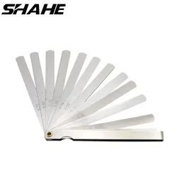 Shahe 150 mm Length Metric Feeler Gauge 0.02-1.00 mm Feeler Gauge 17 Blades Measuring Tools