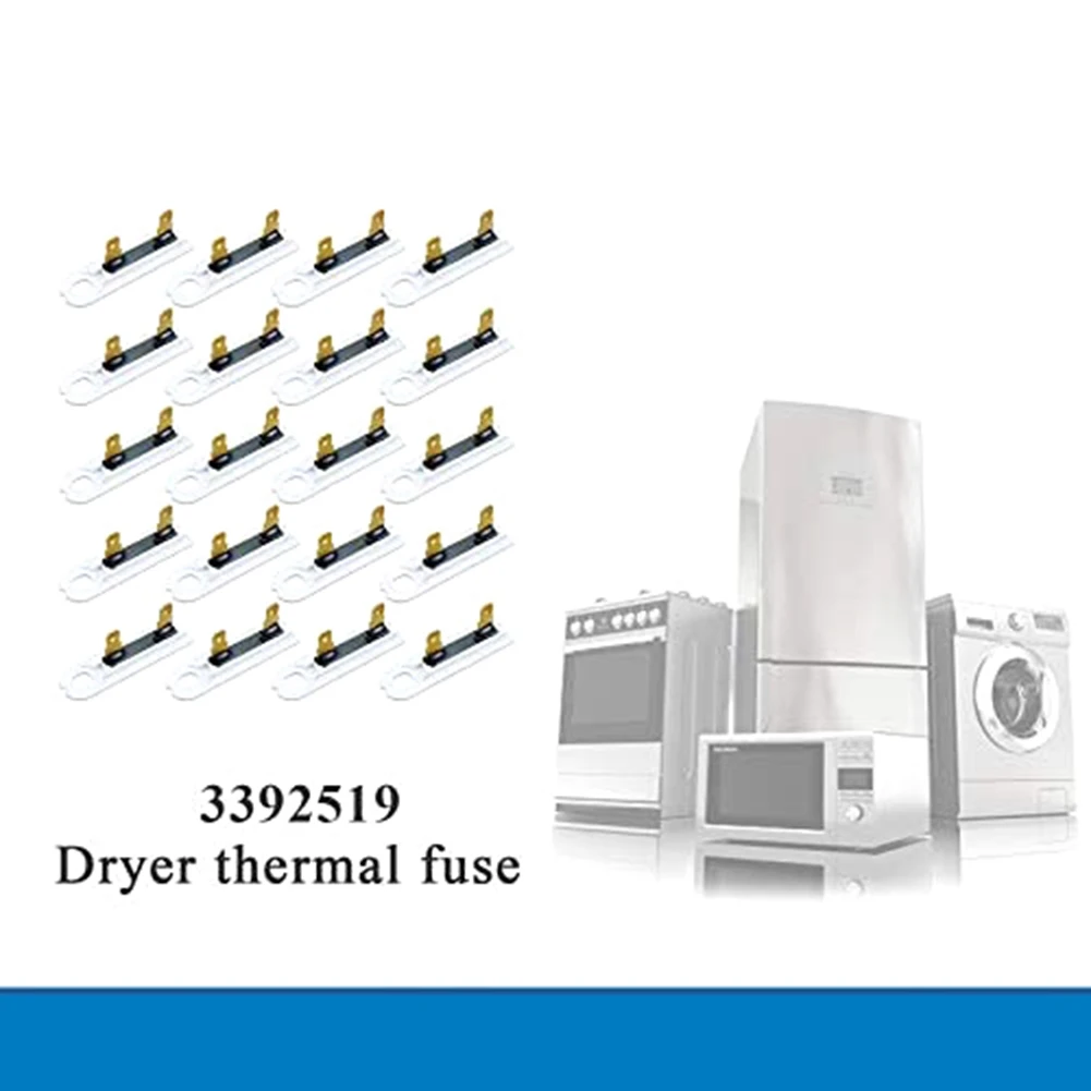 حار 20 قطعة أجزاء فيوز مجفف الأجهزة المنزلية غسالة فيوز فيوز 3392519   لدوامة كينمور روبر