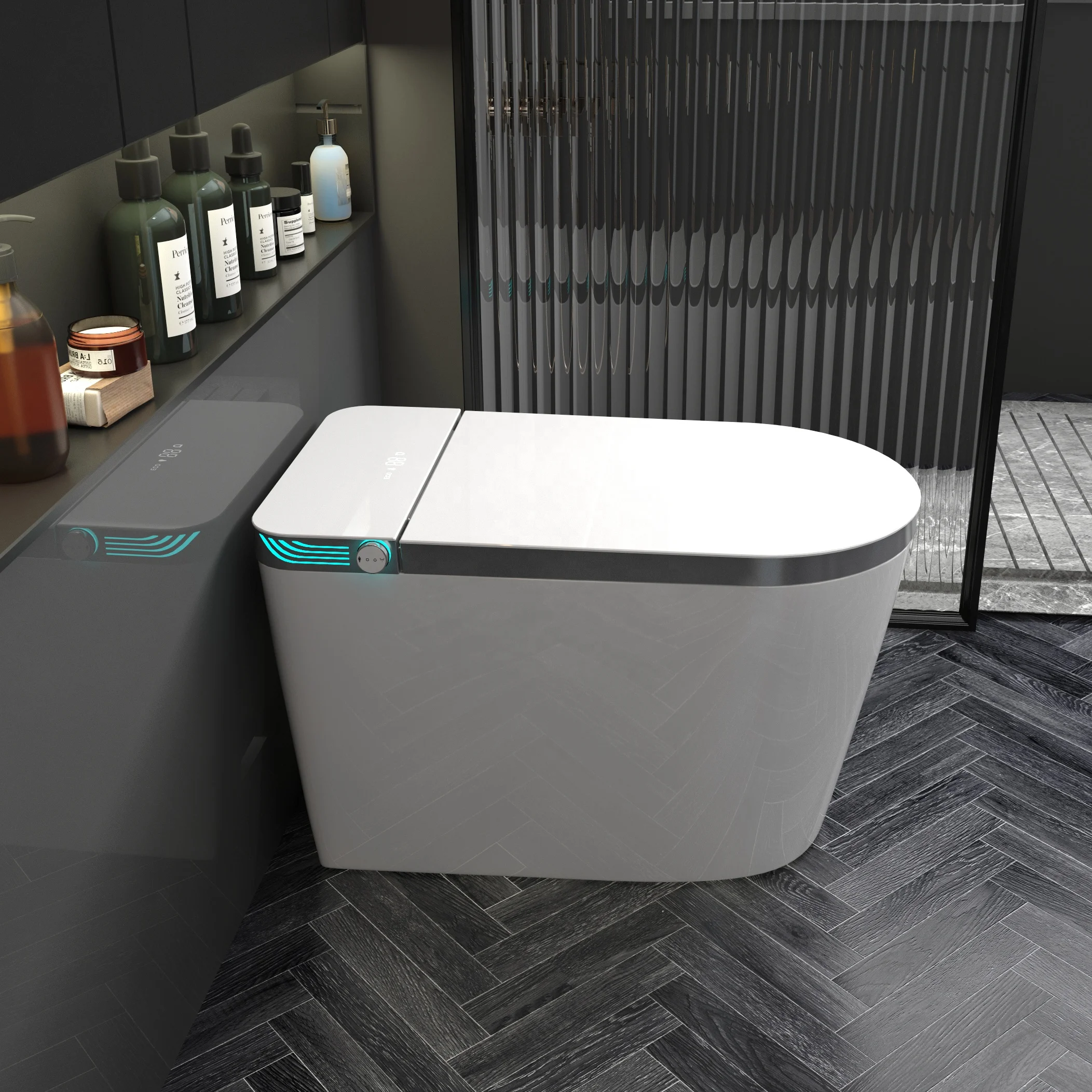 

Clean Automatic Flush Smart Toilet Clean Smart Toilet Ceramic Toilet Sanitary Ware Wc Toliet Modern