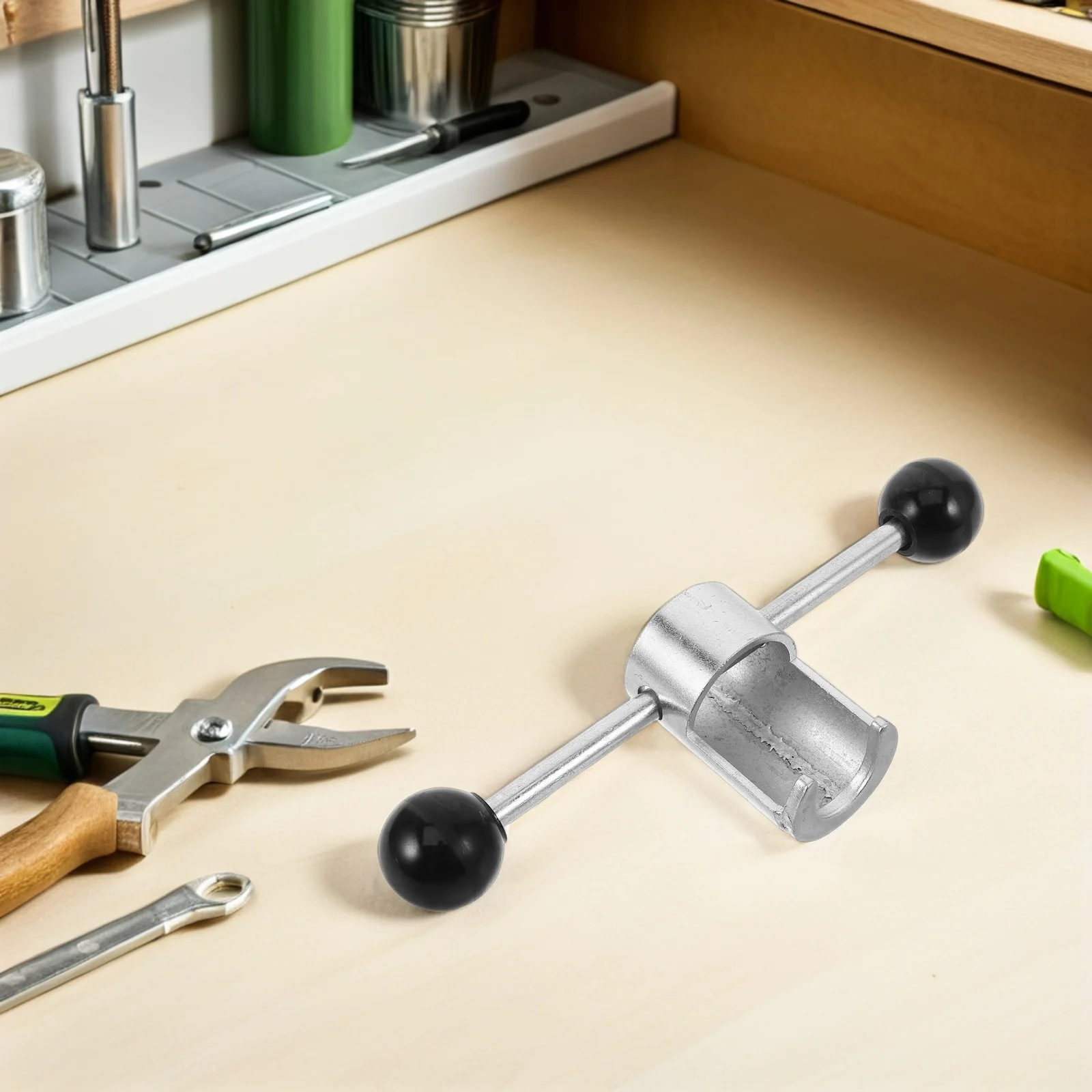 أداة مفتاح ربط رأس رشاش الحريق، مفتاح ربط معدني، تعديل عالمي، قبضة مريحة مدمجة، مقاومة للتآكل #1