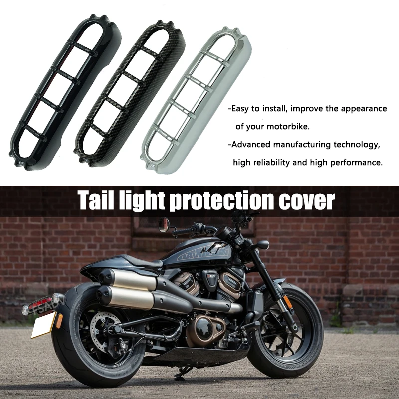 Fit For Sportster S 1250 S RH 1250 S RH1250S 2021 2022 2023 Motorcycle Taillight Bezel Rear Tail Light Trim Cover Accessories