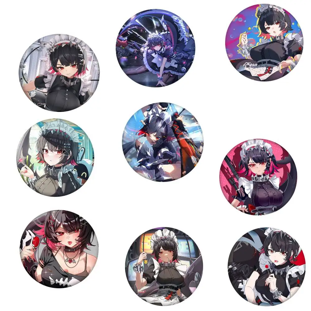 Game Zenless Zone Zero Ellen Joe Round Badges Can Be Used To Decorate Clothes And Backpack Pins