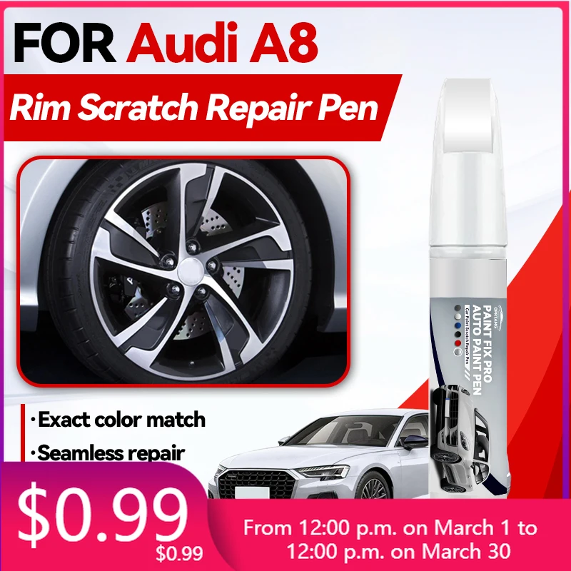 

Автомобильные аксессуары для Audi A8 2002-2025 D3 D4 D5: Карандаш для ремонта краски, средство для удаления царапин, DIY, черный цвет