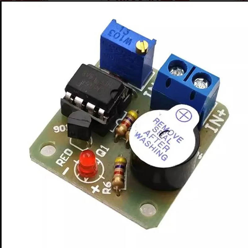 9V 12V Battery Over Sound And Light Alarm  over Aischarge Protection Board Low Voltage/Undervoltage Protectio