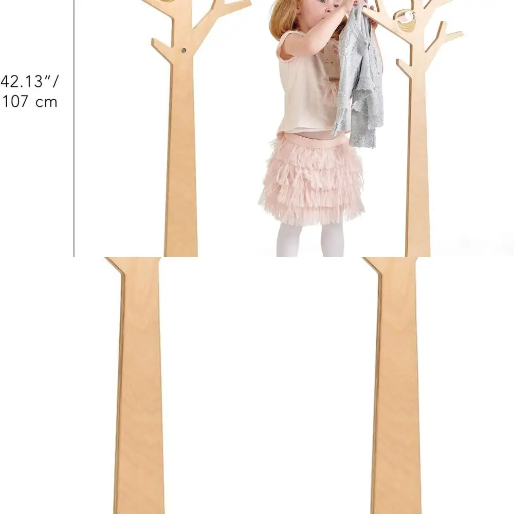 

Детская деревянная вешалка в форме дерева для легкой сборки и хранения вещей