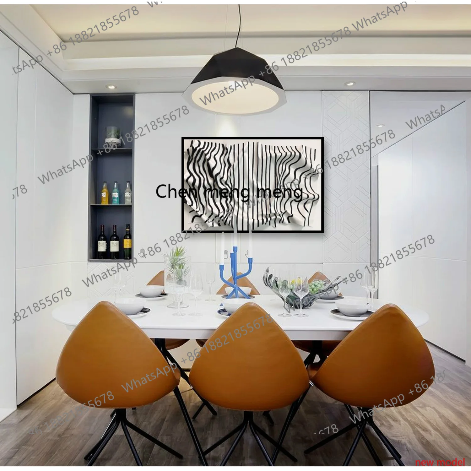 H178H178Handmade leather objects, three-dimensional lines, model houses, new stores open, gifts, good decorative paintings