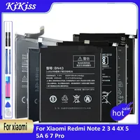 Battery For Xiaomi Redmi Note 2 3 4 4X 5 5A 6 7 Pro Model BM42 BM45 BM46 BN31 BN41 BN43 BN45 BN48 BN4A BM 46 BN 31 41 43 45 48