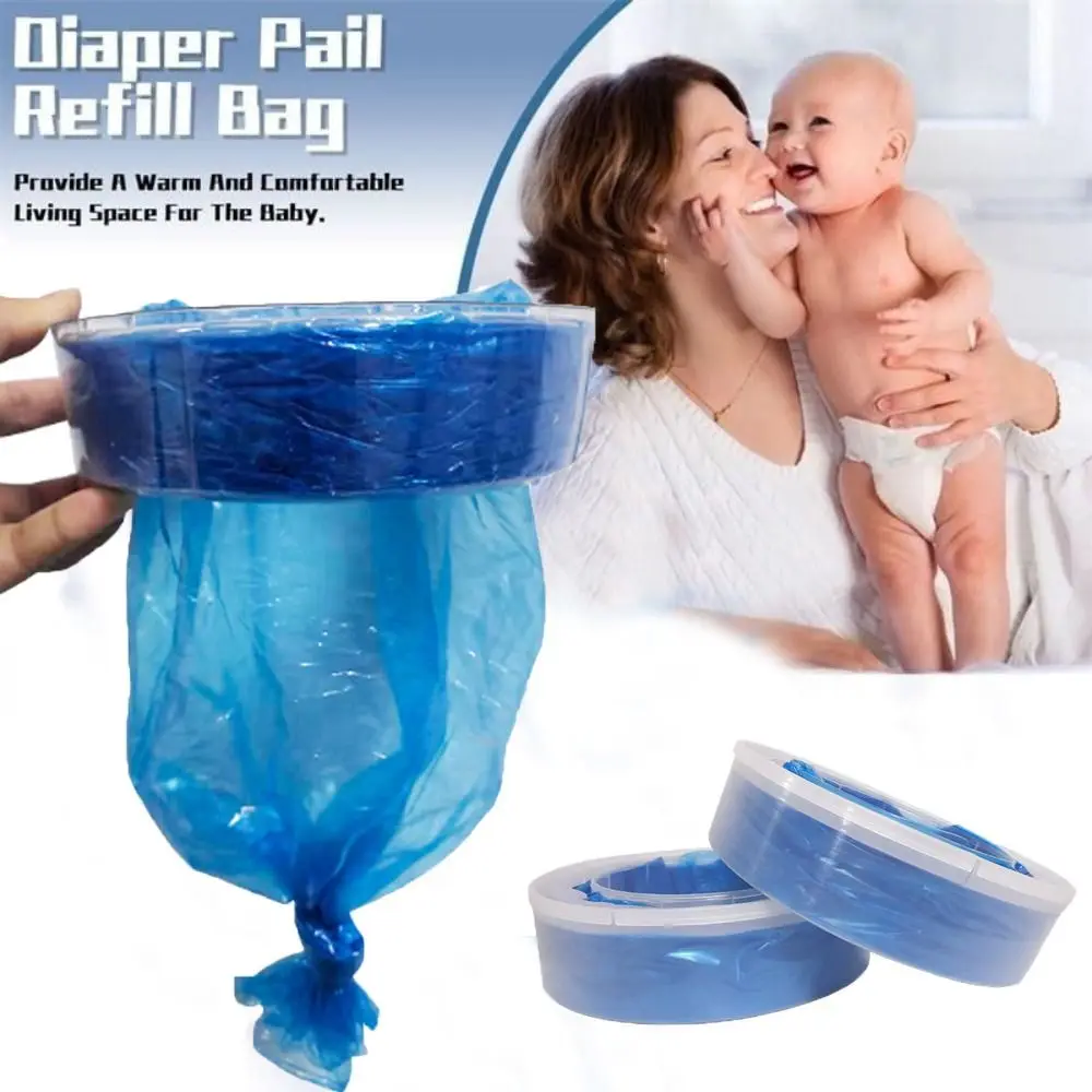 Durable Diaper Trash Bags New Thickened Deal with Odors Effectively Refill Bags Nursery Rooms Large Capacity Nappy Bin Refills