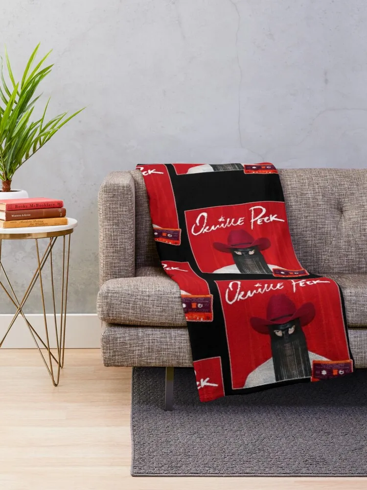 ORVILLE PECK PONY Throw Blanket Moving Plaid Luxury Brand Weighted Blankets