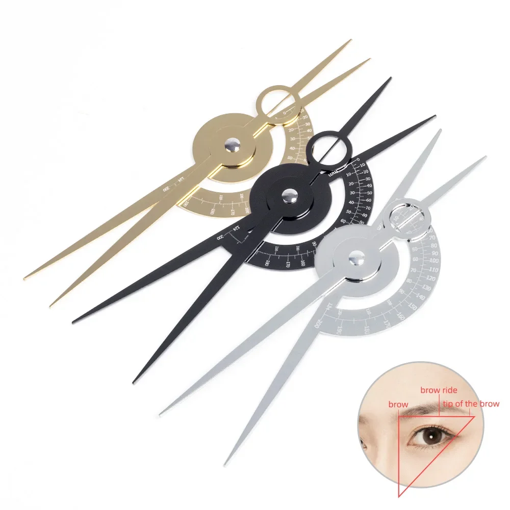 

New Microblading Equidistant Eyebrow Mapping Ruler Eye Brow Tattoo Positioning Tool Brow Makeup Pen Make Up Measuring Assist