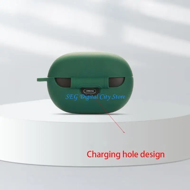 

U75B For QCY ArcBuds HT07 Washable-Shell Anti Dust Housing Soft Sleeve Non-slip Case