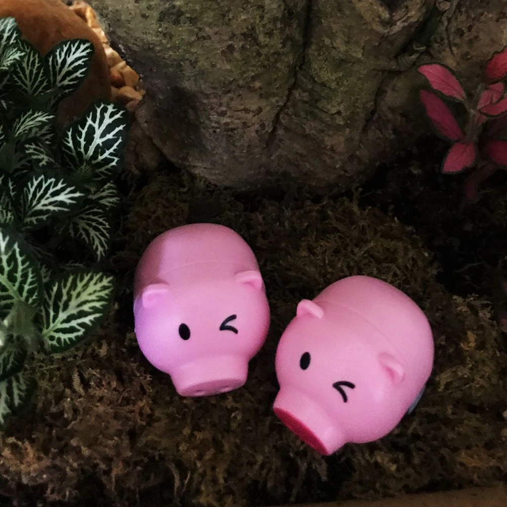 

18 Pcs Mini Pig Back Rider Car Toy Pull Toys Kid Models Kids Animal Inertia Child