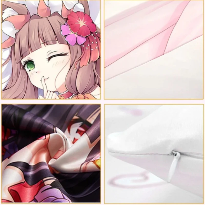 Dakimakura Anime Pillow Cover Usagi Hikaru Double Sided Print 2Way Cushion Cover Xmas Gifts