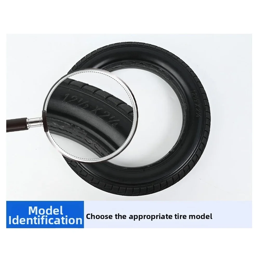 Non-pneumatic Wheelchair Tire For Hospital Use Black Solid Tire For Wheelchair Solid Construction High Elasticity