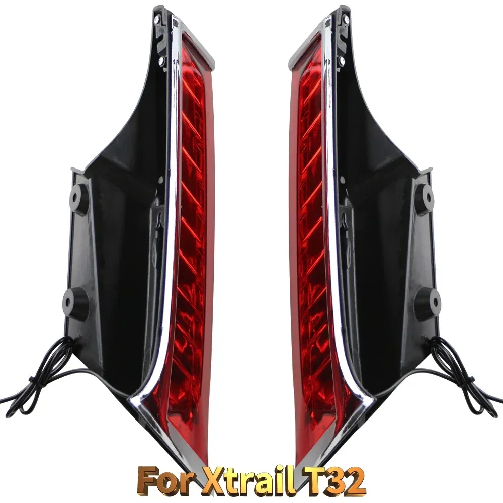 

2PCS for Nissan Xtrail X-trail X Trail T32 Rogue 2014 - 2020 LED DRL Rear Bumper Tail Light Fog Lamp Brake Lights Signal Lamp