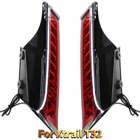 2PCS for Nissan Xtrail X-trail X Trail T32 Rogue 2014 - 2020 LED DRL Rear Bumper Tail Light Fog Lamp Brake Lights Signal Lamp
