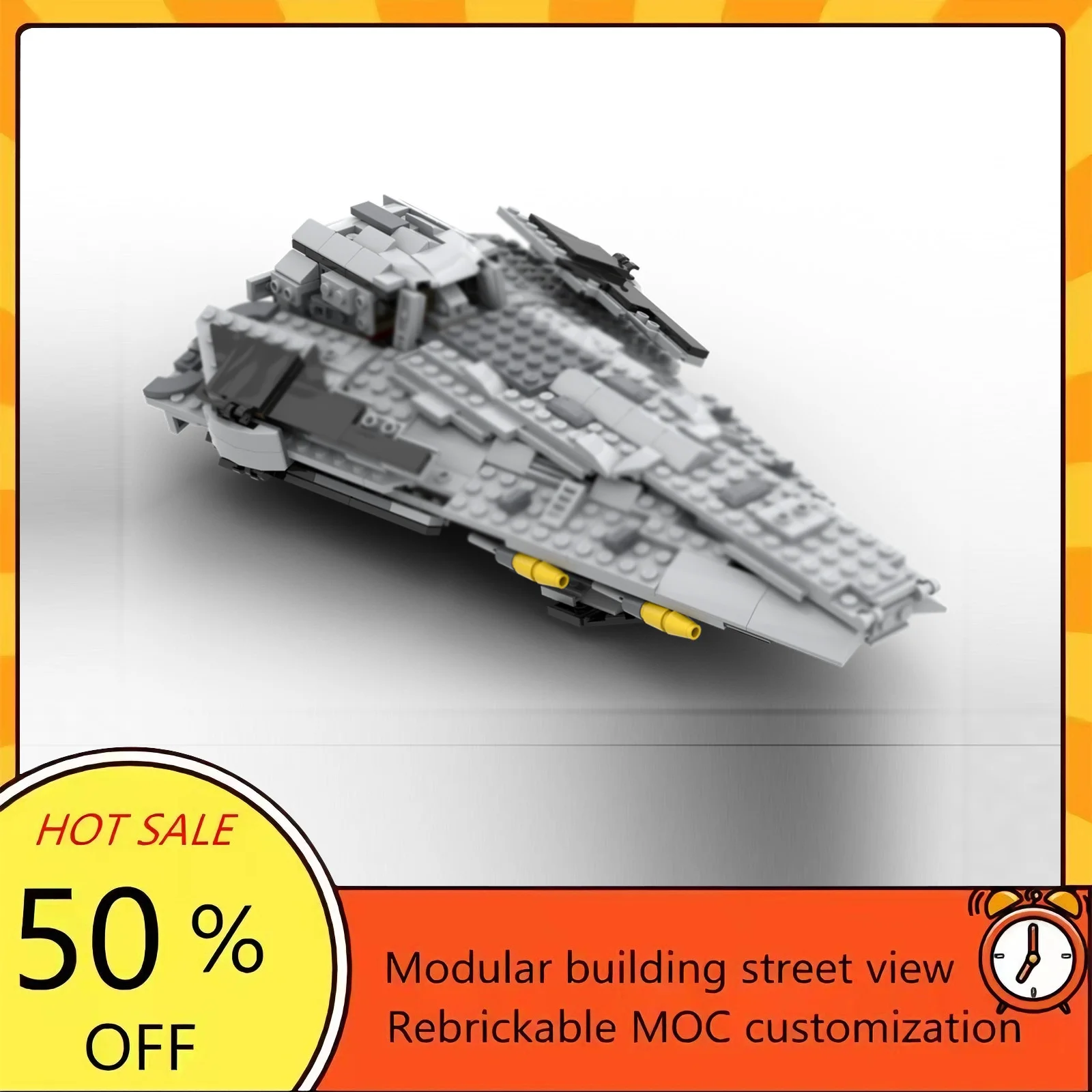 

Набор для сборки космического корабля из 534 деталей, популярная модель по мотивам фильма «Звездные войны», модульные строительные блоки, технологичный подарок, игрушка для детей на праздники