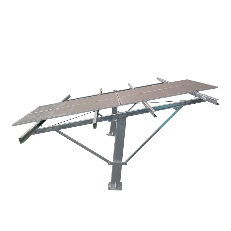 Q355B Steel Rotating Stand Custom Ground Mount Solar Panel Bracket Accessories