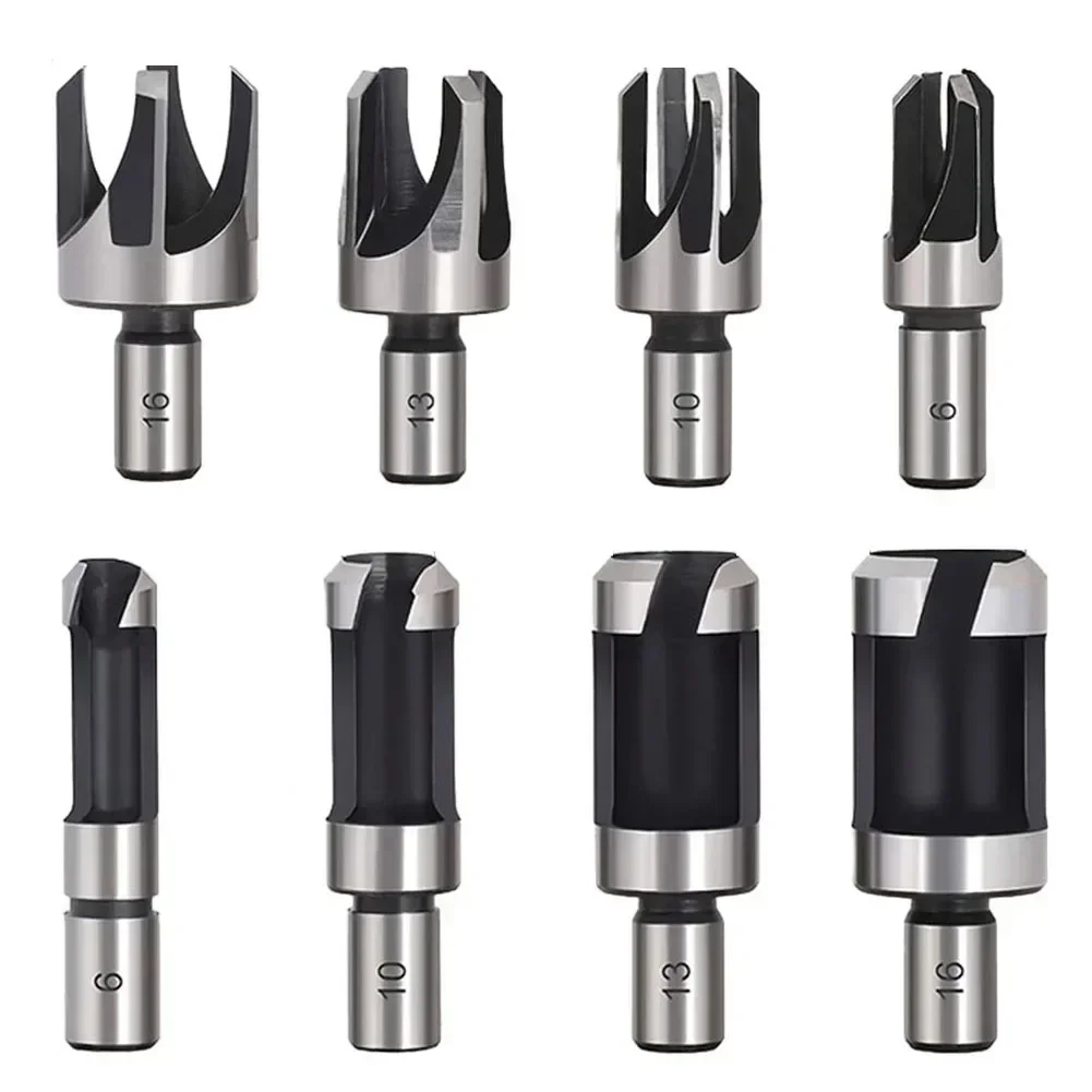 

4/8pcs Wood Plug Cutter Drill Cutting Tool Drill Bit Woodworking Cork Drill Bit Home DIY Power Tool Replacement Accessories