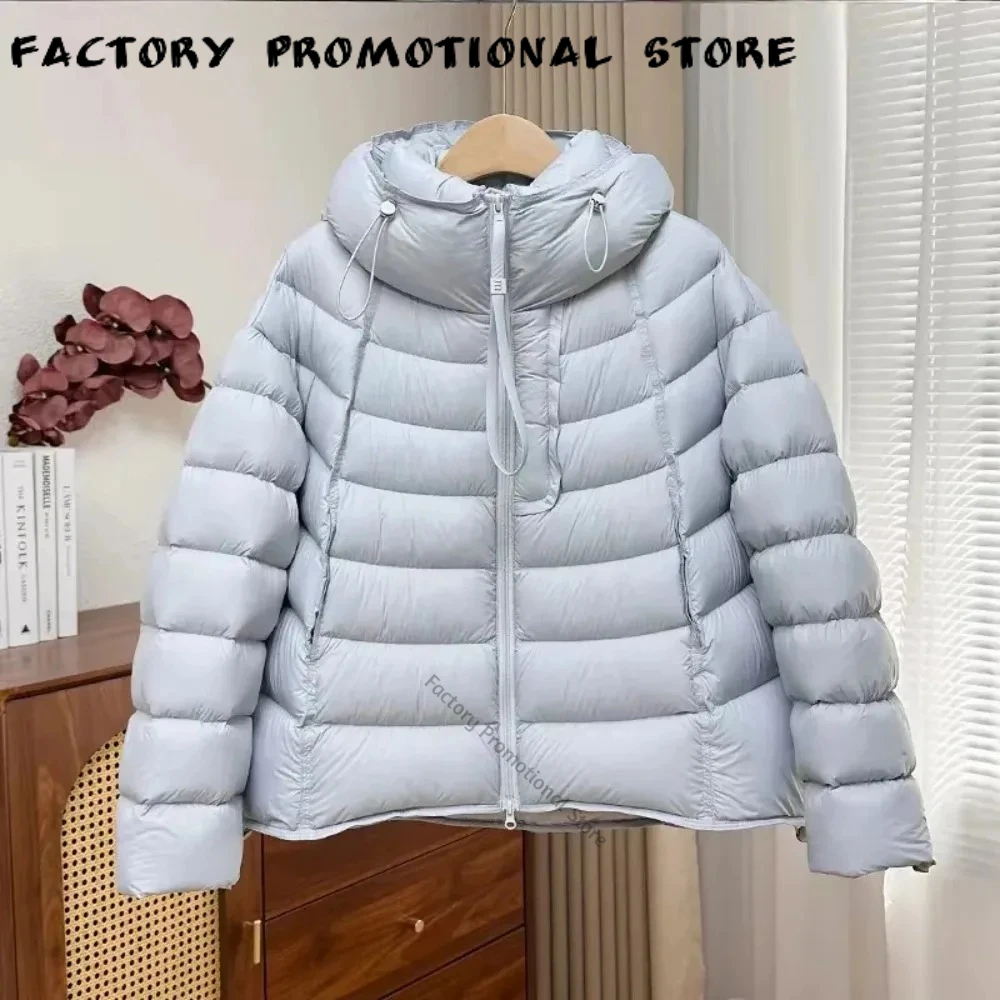 Women's Winter Down Jacket Warm Duck Down Winter Coat with Lightweight Down Padding for Casual Wear Commuting Autumn Winter