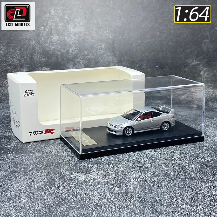 LCD 1/64 scale Honda INTEGRA TYPE R DC5 Open front cover metal sports car model static display holiday gift