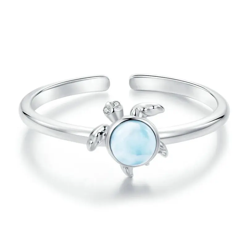 Women's 925 Sterling Silver Ocean Animal Stackable Rings