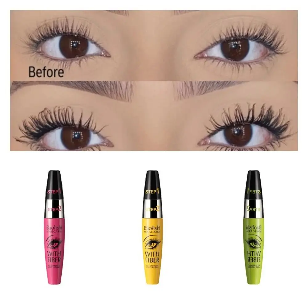 Mascara de maquillage imperméable pour les yeux, allongement des cils, naturel, longue durée, non épanoui, curling