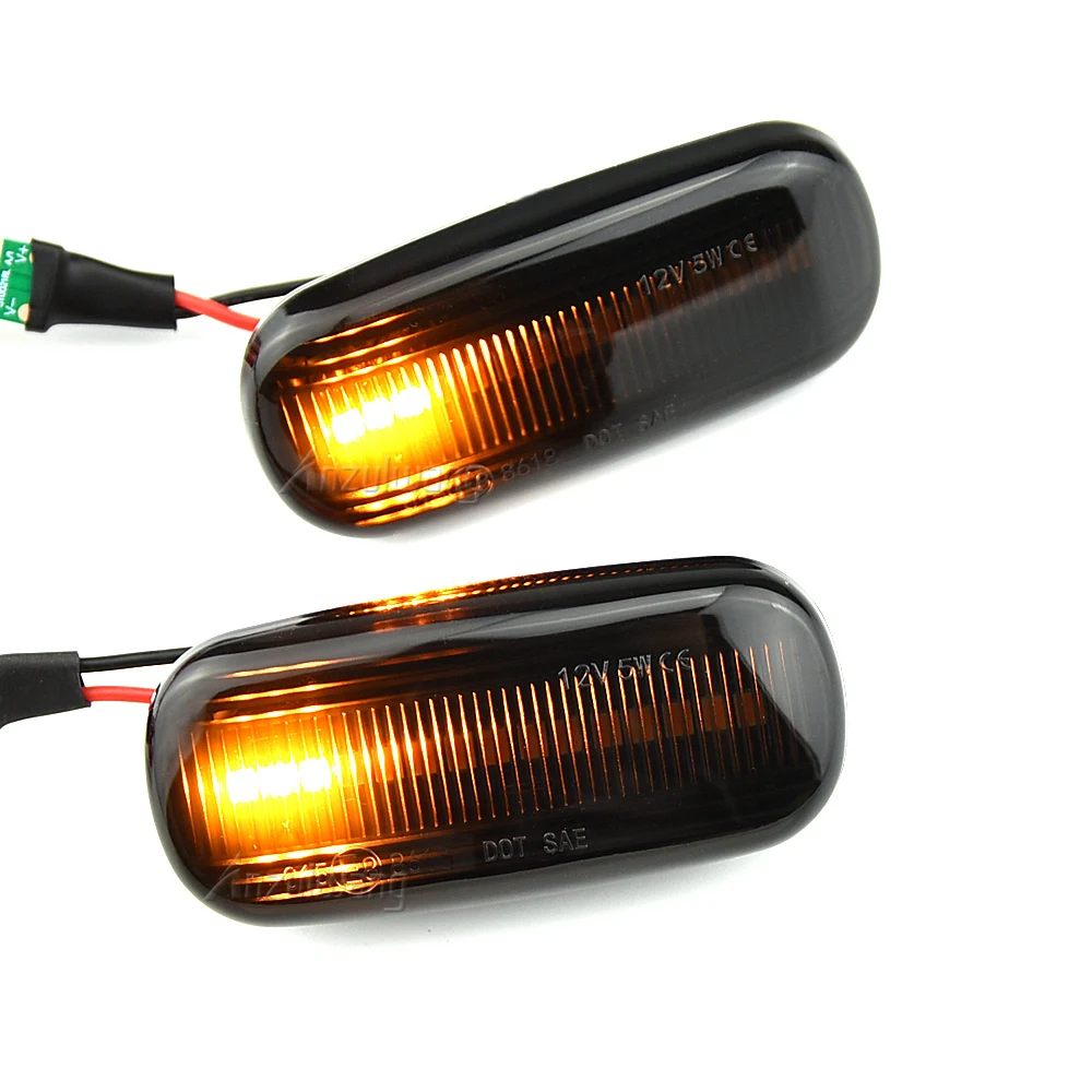 2Pcs Led indicatore di direzione laterale dinamico indicatore di direzione lampada lampeggiante sequenziale per Audi A3 8P A4 B6 B7 A8 A6 S6 C5 C6