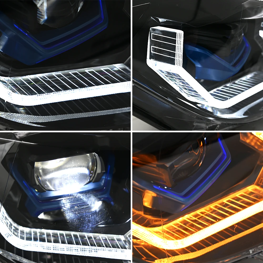 زوج إطارات دراجة تسلق الجبال خفيفة HID مصباح زينون مجموعة مصابيح أمامية لسيارات BMW 3 Series F30 2012 2013 2014 2015