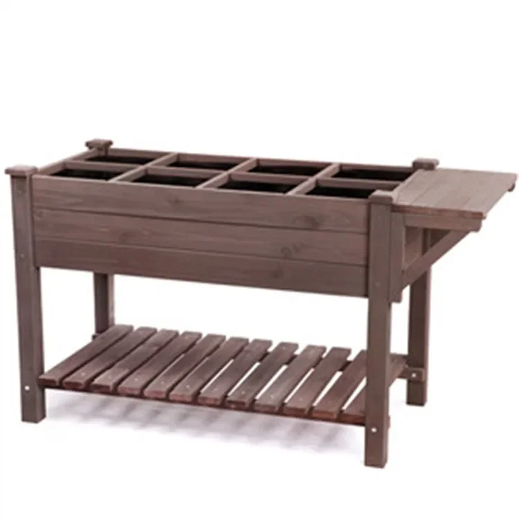

Outdoor Tall Raised Garden Bed Planter Box