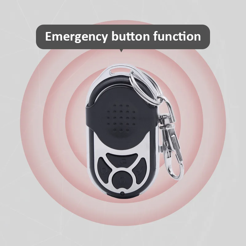 1pcs 2pcs 8pcs Wireless Focus PB-433R Remote Control with 4 Key Arm Disarm Home Arm SOS Panic Button Function