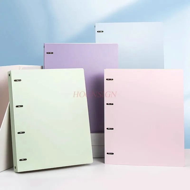 

1pcs A4 binder shell folder data archive folder storage book A4 paper order sales book folder